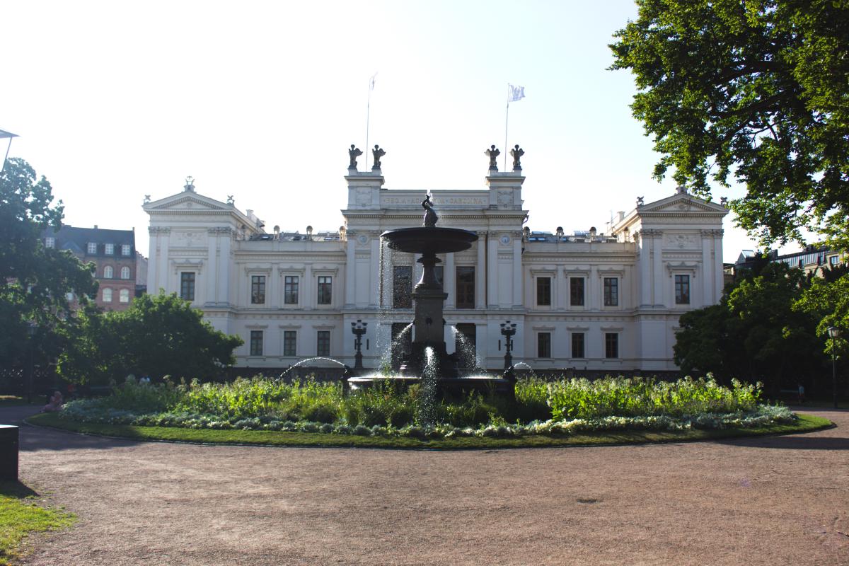 Le bâtiment de l'administration de l'Université de Lund, à Lund.